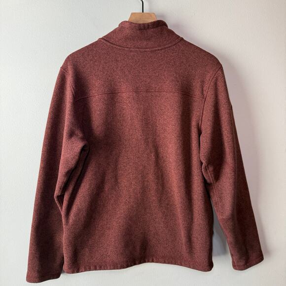The North Face Men's Gordon Lyons Fleece Jacket Rust Red Size Medium - Picture 7 of 7
